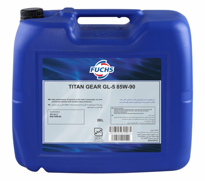 TITAN GEAR GL-5 85W-90 (20L) – فروشگاه اینترنتی روغن فوکس ایرانیان